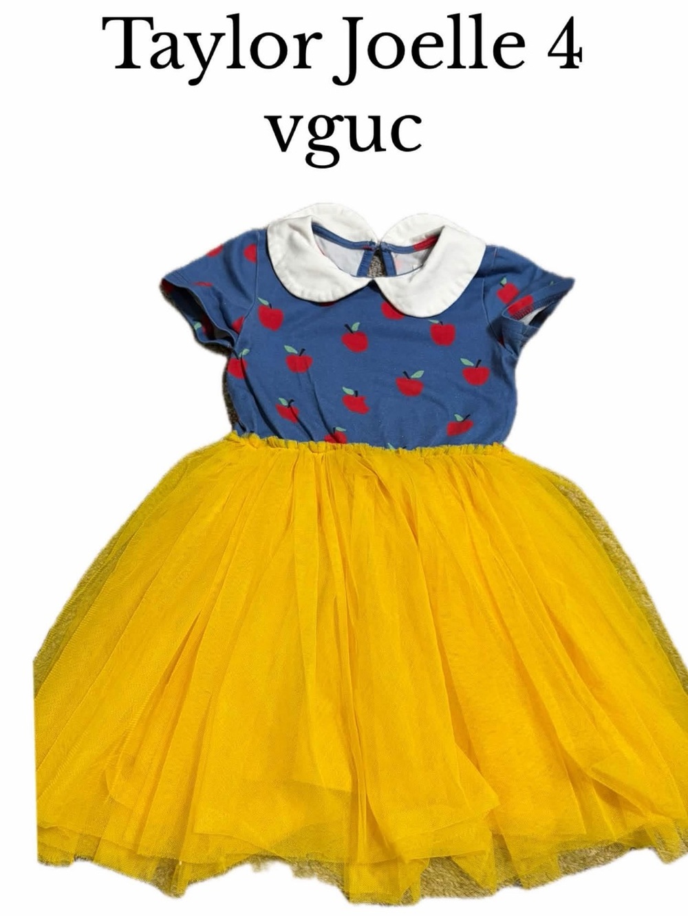 Taylor Joelle size 4 Snow White apple dress